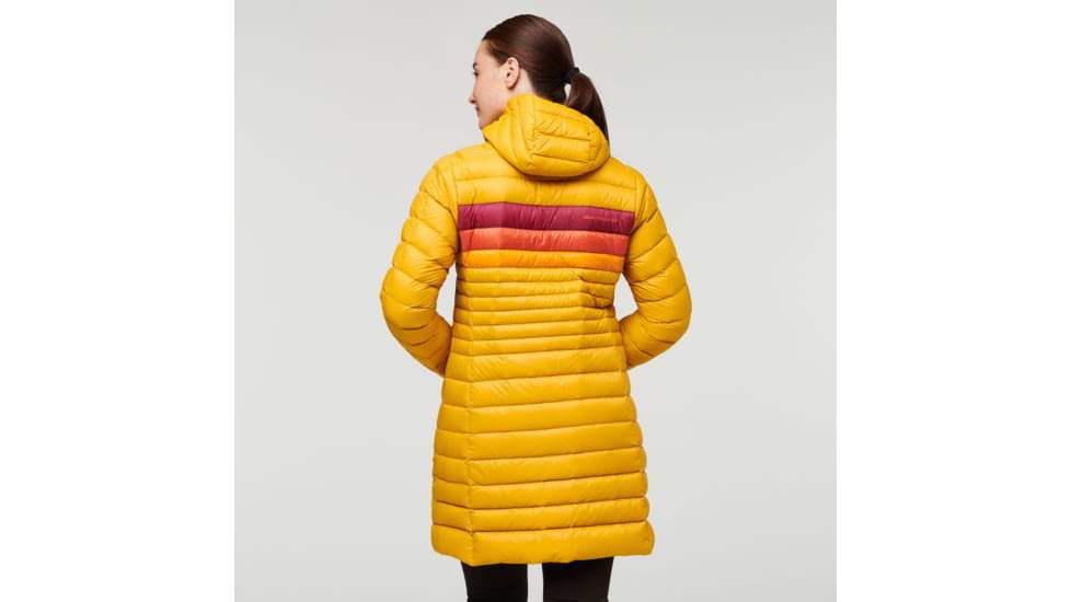 Cotopaxi Fuego Down Parka - Womens, Amber Stripes, Small, FLJ-F22-AMBS-W-S
