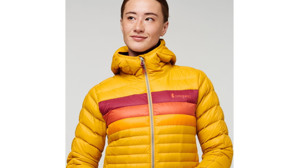Cotopaxi Fuego Down Parka - Womens, Amber Stripes, Small, FLJ-F22-AMBS-W-S
