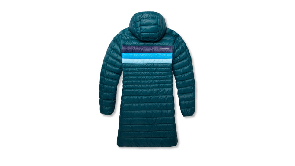 Cotopaxi Fuego Down Parka - Womens, Deep Ocean Stripes, Extra Large, FLJ-F22-DEOCS-W-XL