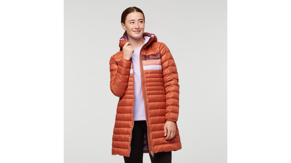 Cotopaxi Fuego Down Parka - Womens, Spice Stripes, Small, FLJ-F22-SPICS-W-S