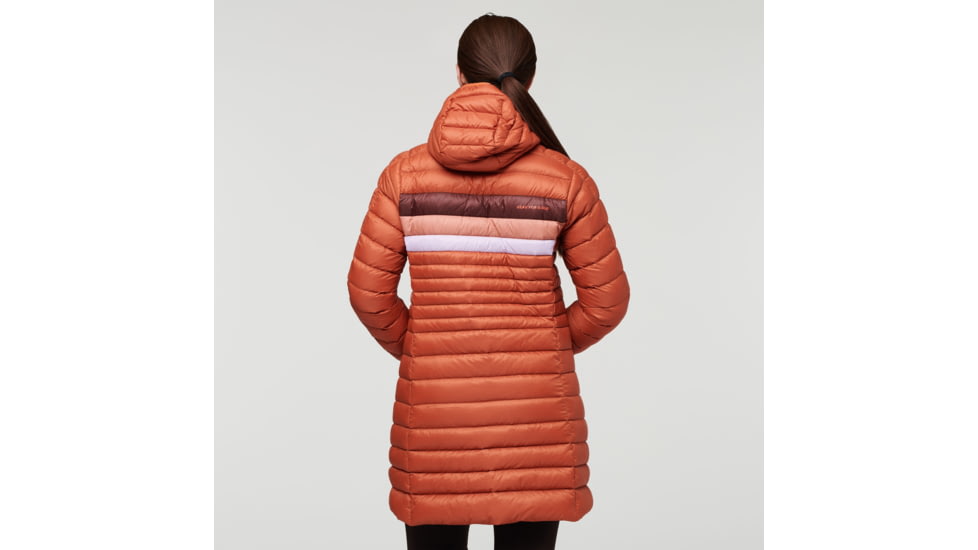 Cotopaxi Fuego Down Parka - Womens, Spice Stripes, Small, FLJ-F22-SPICS-W-S