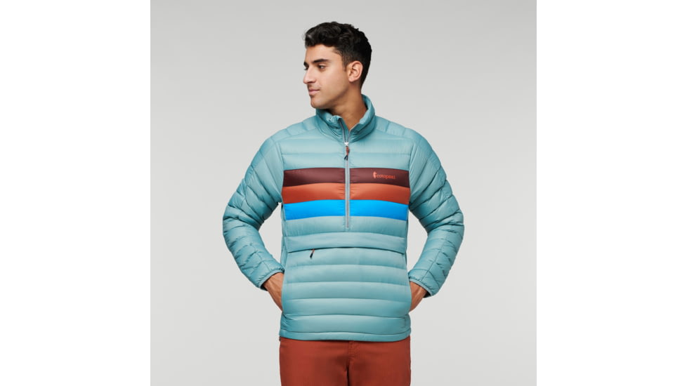 Cotopaxi Fuego Down Pullover - Mens, Bluegrass Stripes, 3XL, FDP-F22-BLGS-M-XXXL