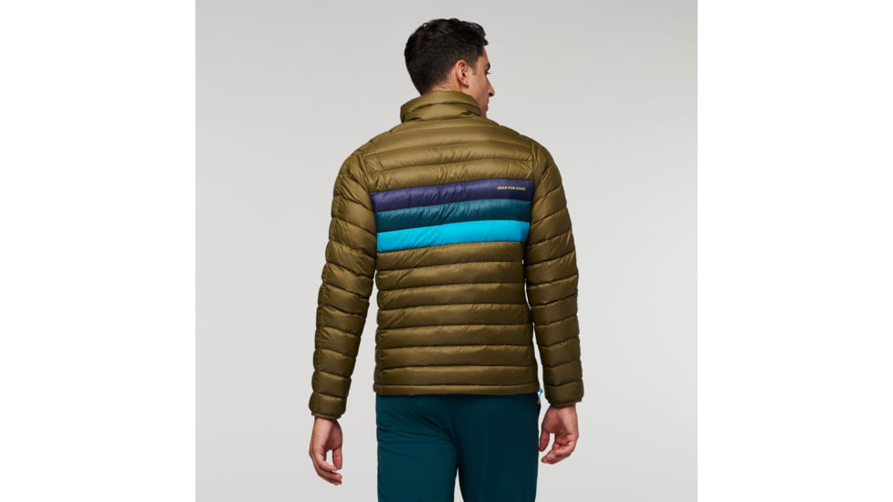 Cotopaxi Fuego Down Pullover - Mens, Oak Stripes, Extra Large, FDP-F22-OAKS-M-XL