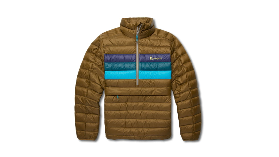 Cotopaxi Fuego Down Pullover - Mens, Oak Stripes, Extra Large, FDP-F22-OAKS-M-XL