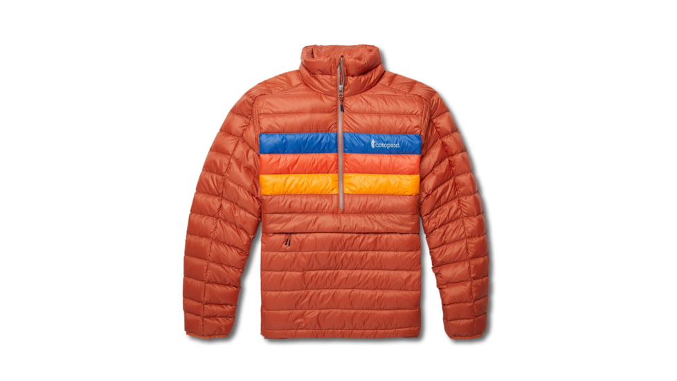 Cotopaxi Fuego Down Pullover - Mens, Spice Stripes, Extra Large, FDP-F22-SPICS-M-XL