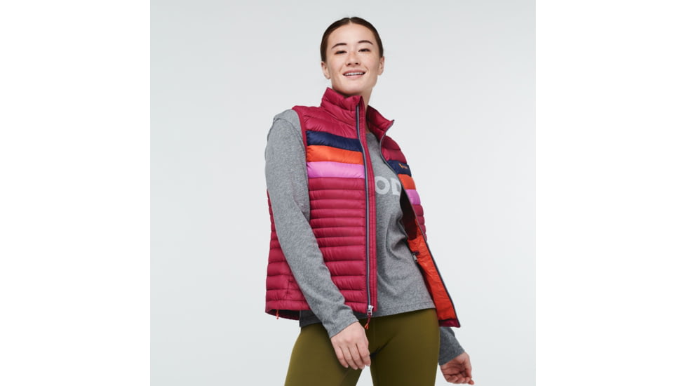 Cotopaxi Fuego Down Vest - Womens, Raspberry, 2XL, FDV-S22-RASP-W-XXL