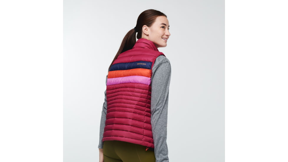 Cotopaxi Fuego Down Vest - Womens, Raspberry, 2XL, FDV-S22-RASP-W-XXL