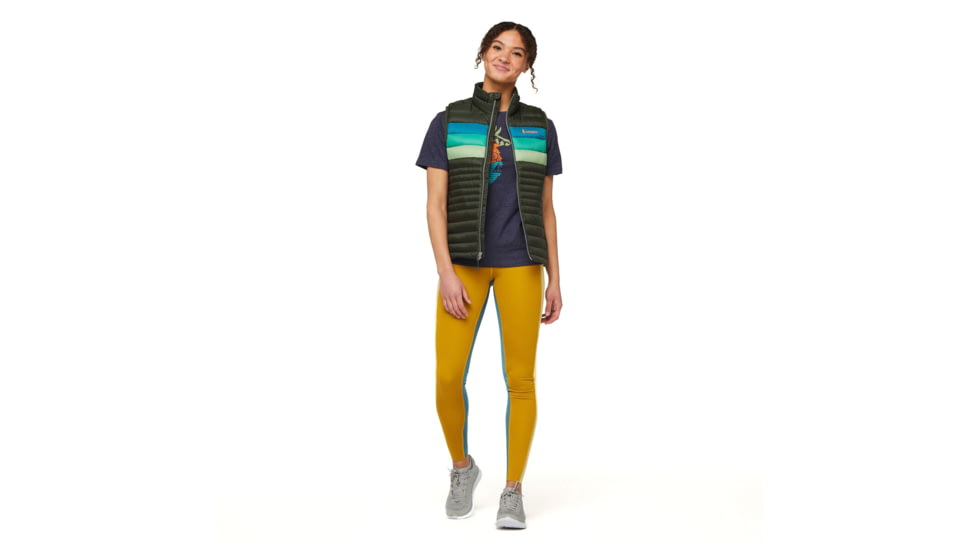 Cotopaxi Fuego Down Vest - Womens, Wine Stripes, Extra Large, FDV-F23-WINES-W-XL