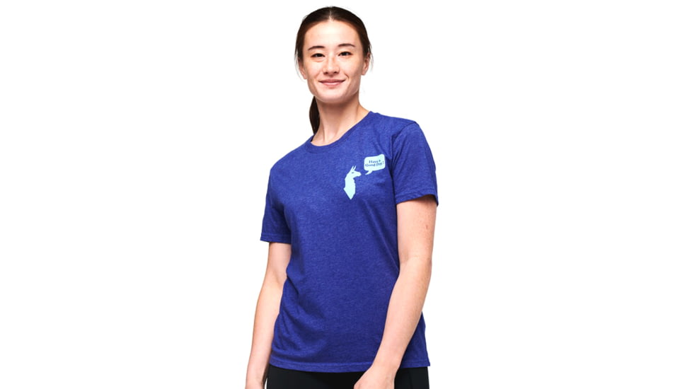 Cotopaxi Good Day T-Shirt - Womens, Blue Violet, Large, TS-S22-GDAY-BLVI-W-L