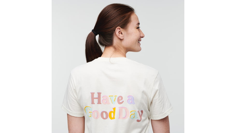 Cotopaxi Good Day T-Shirt - Womens, Bone, Extra Large, TS-S22-GDAY-BONE-W-XL