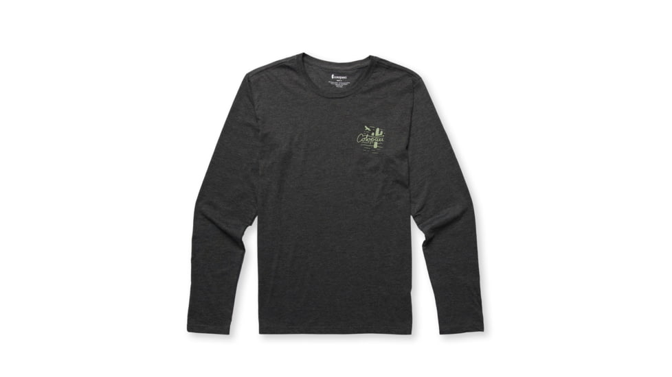 Cotopaxi Hello Llama Long-Sleeve T-Shirt - Mens, Iron, Large, LS-F22-HLL-IRON-M-L