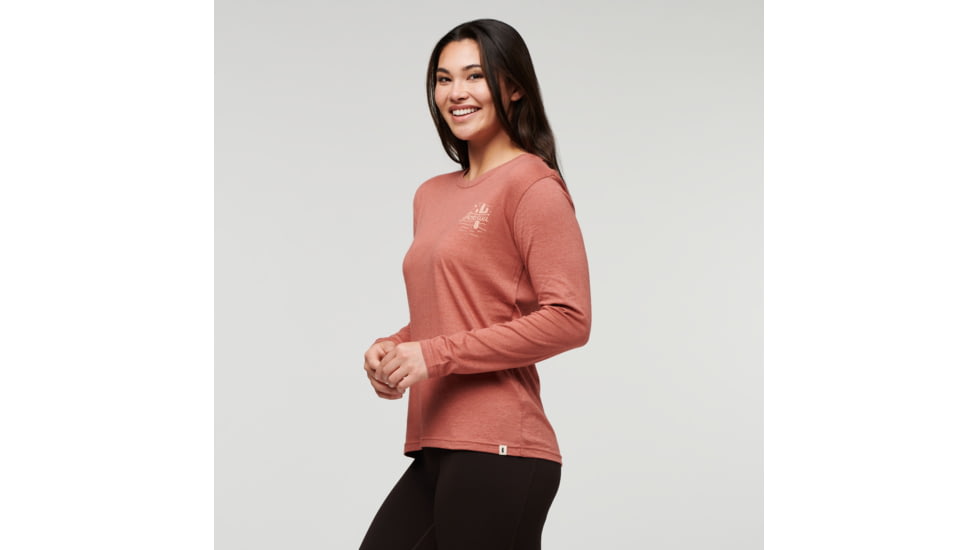Cotopaxi Hello Llama Long-Sleeve T-Shirt - Womens, Earthen, Extra Large, LS-F22-HLL-EART-W-XL