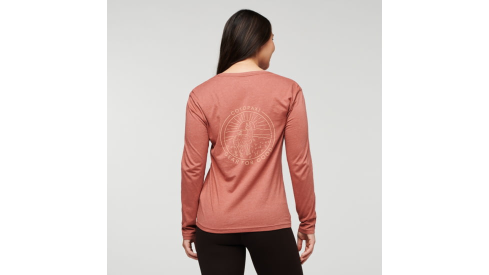 Cotopaxi Hello Llama Long-Sleeve T-Shirt - Womens, Earthen, Extra Large, LS-F22-HLL-EART-W-XL