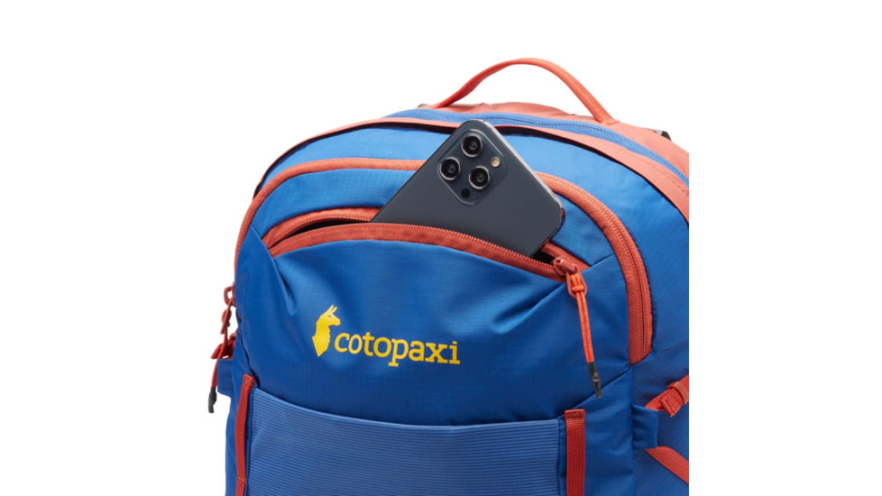 Cotopaxi Lagos 25L Hydration Pack, Pacific/Magma, One Size, LG25-S24-PACMG