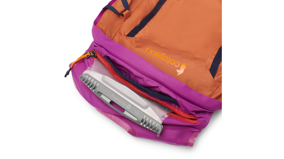 Cotopaxi Lagos Hydration Pack - Unisex, Mezcal &amp; Foxglove, 15L, LG15-S23-MZFOX