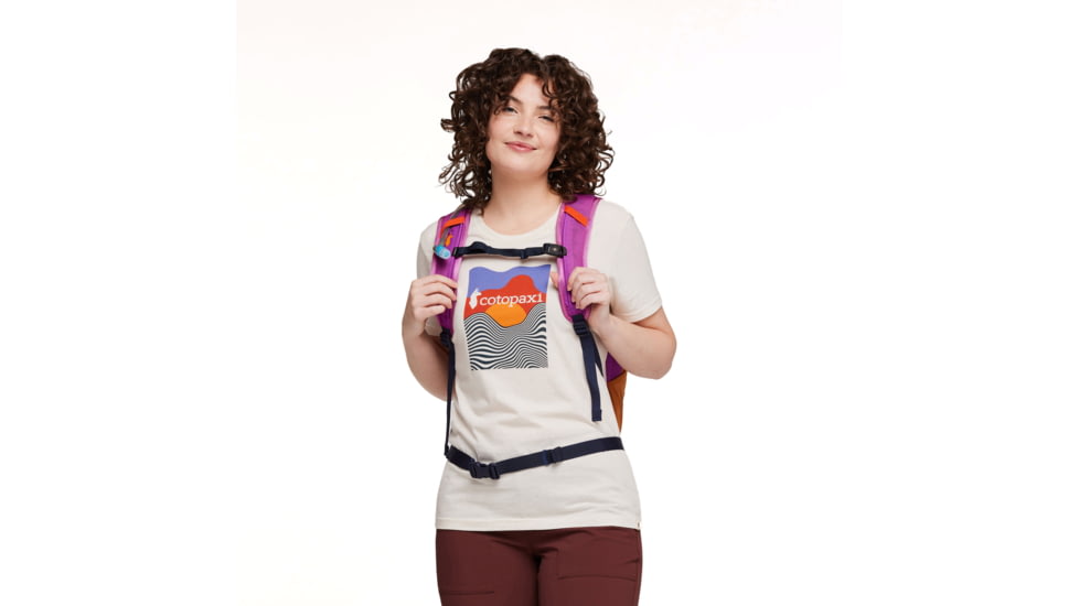 Cotopaxi Lagos Hydration Pack - Unisex, Mezcal &amp; Foxglove, 15L, LG15-S23-MZFOX