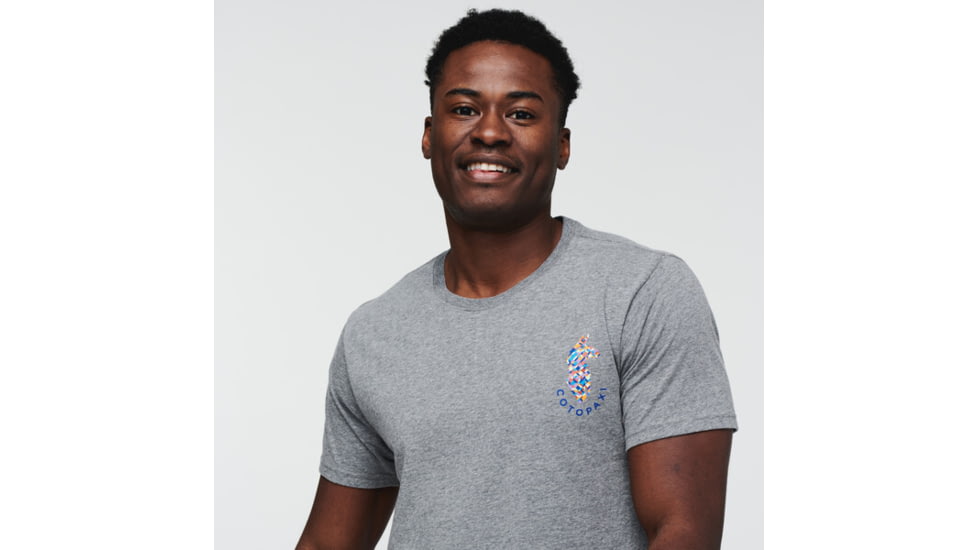 Cotopaxi Llama Lover T-Shirt - Mens, Heather Grey, Large, TS-S22-GLM-HGRY-M-L