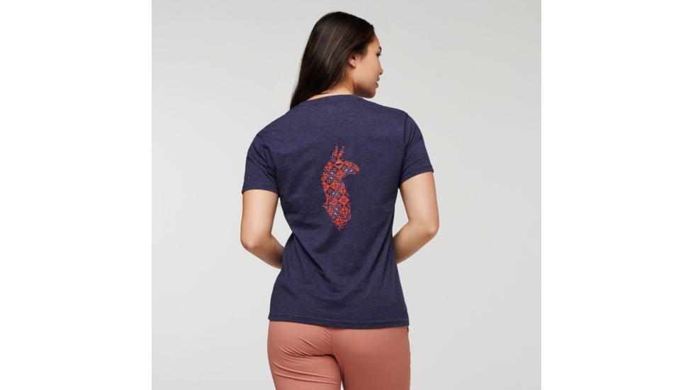 Cotopaxi Llama Lover T-Shirt - Womens, Maritime, Medium, TS-F22-GLM-MTM-W-M