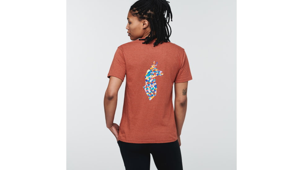 Cotopaxi Llama Lover T-Shirt - Womens, Spice, Large, TS-S22-GLM-SPC-W-L