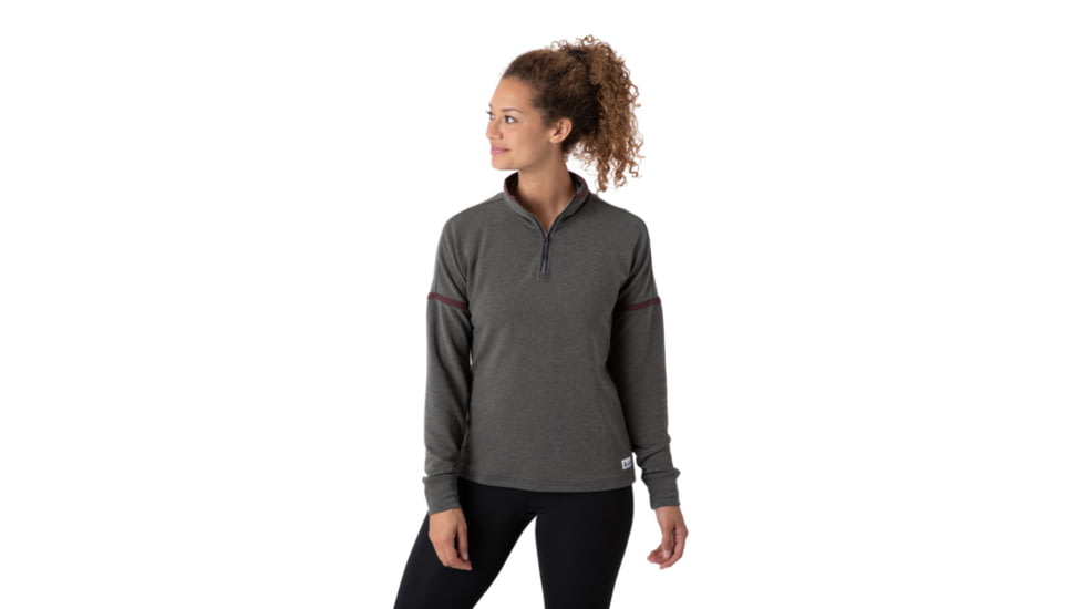 Cotopaxi Lozano Quarter Zip Fleece - Womens, Black Heather, Extra Small, TQZ-F21-BLK-W-XS