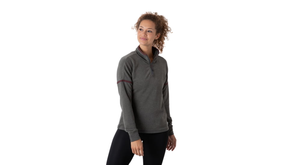 Cotopaxi Lozano Quarter Zip Fleece - Womens, Black Heather, Extra Small, TQZ-F21-BLK-W-XS