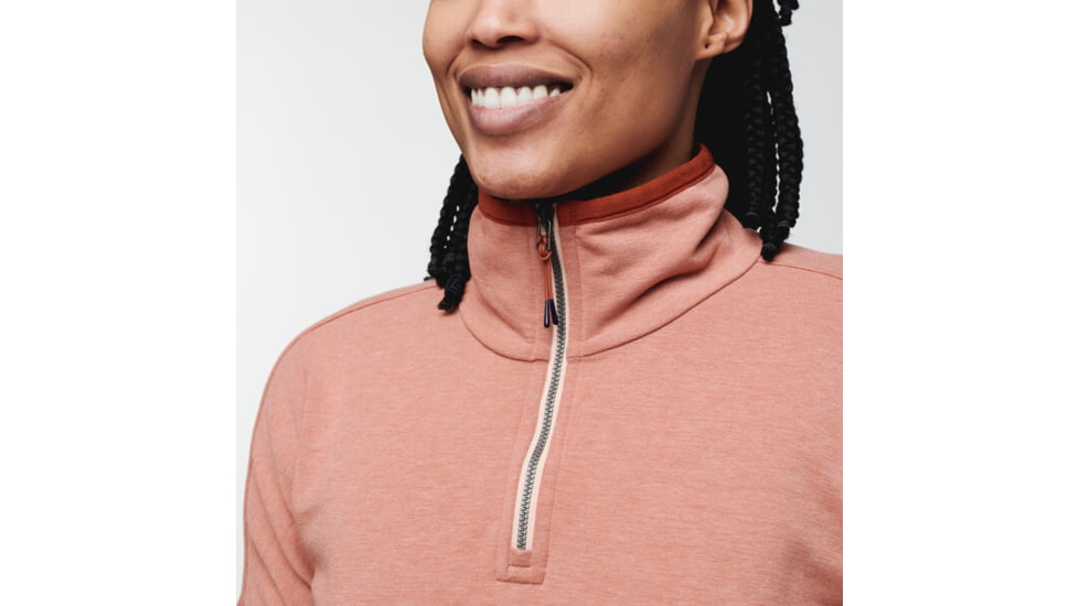 Cotopaxi Lozano Quarter Zip Fleece - Womens, Earthen Heather, Medium, TQZ-S22-EART-W-M