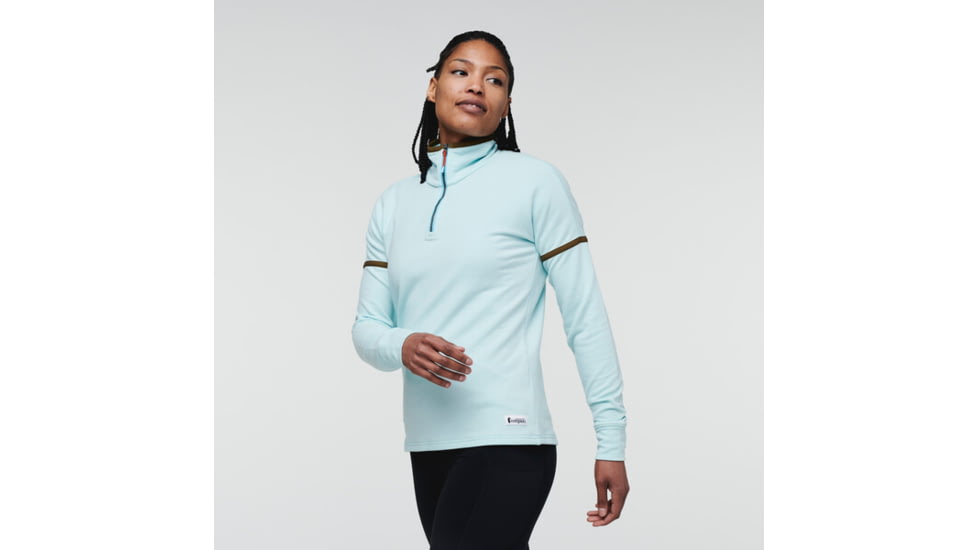 Cotopaxi Lozano Quarter Zip Fleece - Womens, Ice Heather, Small, TQZ-S22-ICE-W-S