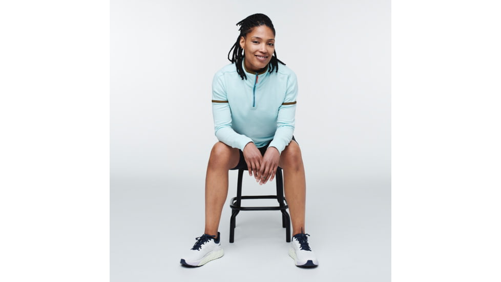 Cotopaxi Lozano Quarter Zip Fleece - Womens, Ice Heather, Small, TQZ-S22-ICE-W-S