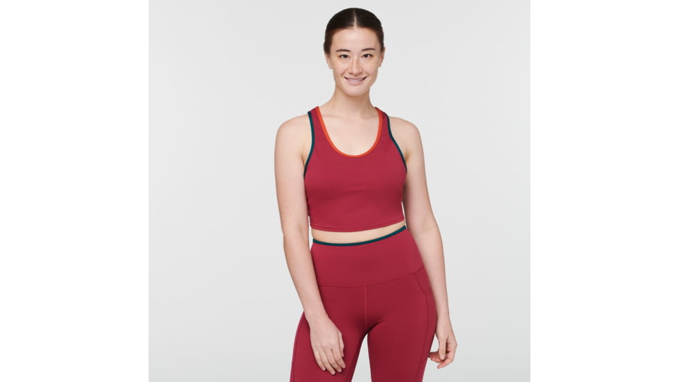 Cotopaxi Mari Crop Top - Womens, Raspberry, Large, MCT-S22-RASP-W-L