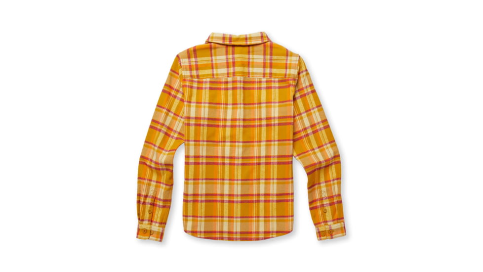 Cotopaxi Mero Flannel Shirt - Womens, Amber Plaid, Medium, LSFL-F22-AMBP-W-M
