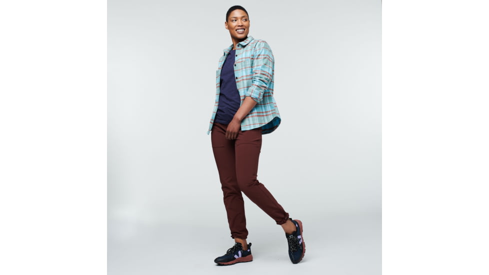 Cotopaxi Mero Flannel Shirt - Womens, Bluegrass Plaid, Medium, LSFL-F22-BLGP-W-M