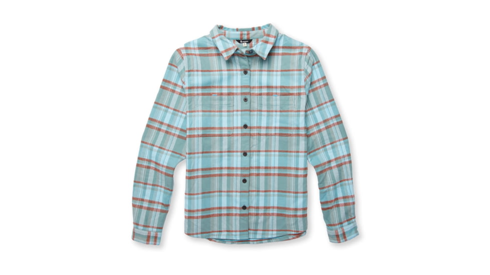 Cotopaxi Mero Flannel Shirt - Womens, Bluegrass Plaid, Medium, LSFL-F22-BLGP-W-M