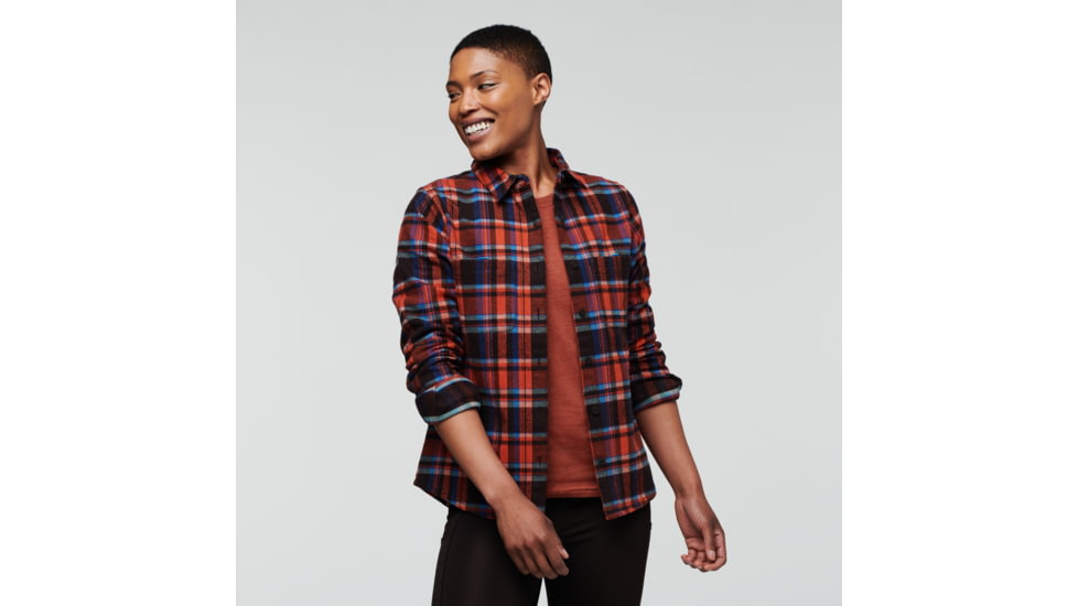 Cotopaxi Mero Flannel Shirt - Womens, Cavern Plaid, Medium, LSFL-F22-CAVP-W-M