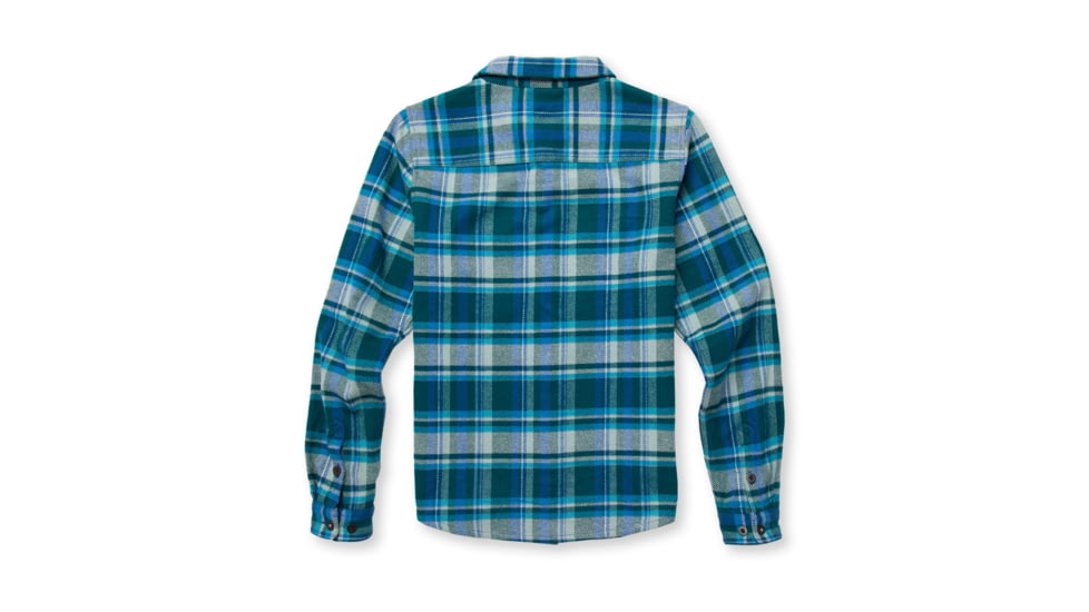 Cotopaxi Mero Flannel Shirt - Womens, Deep Ocean Plaid, Extra Small, LSFL-F22-DEOCP-W-XS
