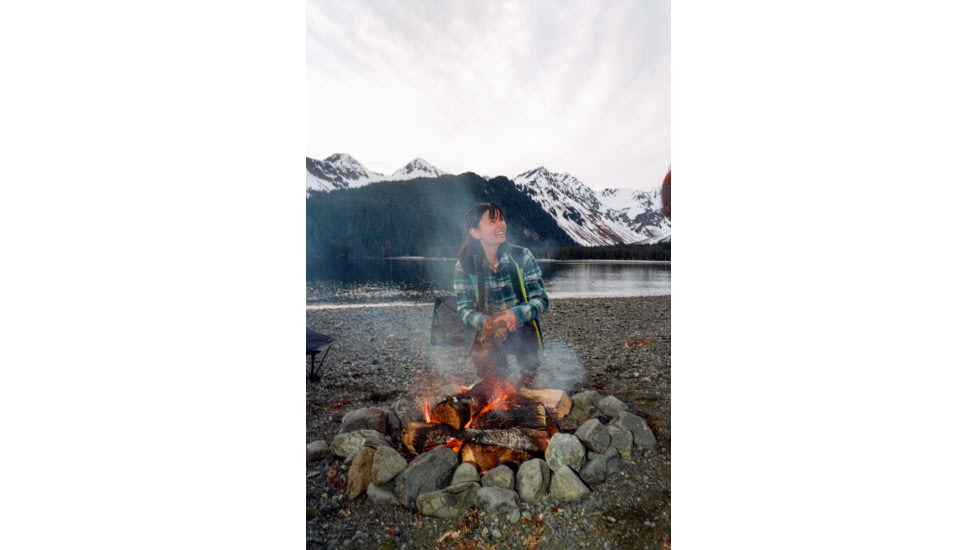 Cotopaxi Mero Flannel Shirt - Womens, Deep Ocean Plaid, Extra Small, LSFL-F22-DEOCP-W-XS