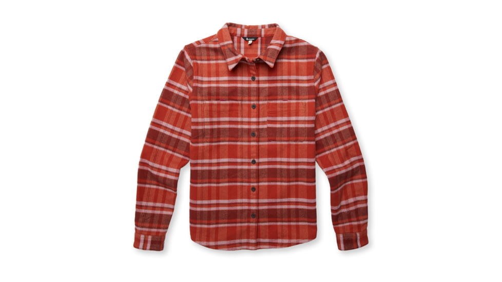 Cotopaxi Mero Flannel Shirt - Womens, Spice Plaid, Large, LSFL-F22-SPICP-W-L
