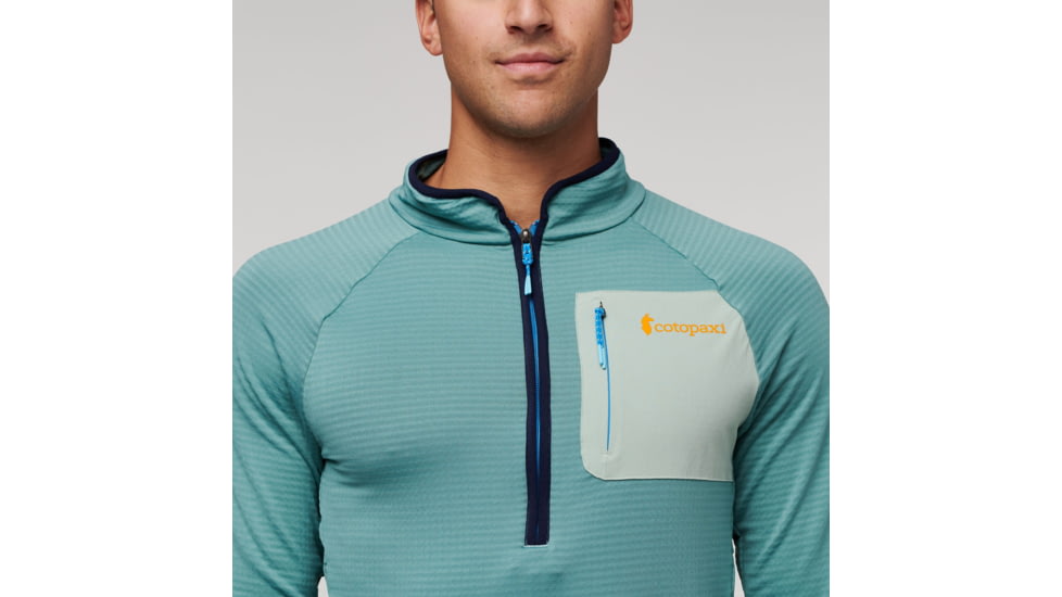 Cotopaxi Otero Fleece Half-Zip Pullover - Mens, Bluegrass, Large, OTRHZ-F22-BLG-M-L