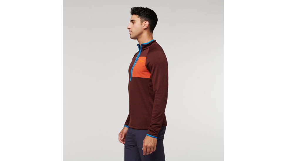 Cotopaxi Otero Fleece Half-Zip Pullover - Mens, Chestnut, 2XL, OTRHZ-F22-CHSNT-M-XXL