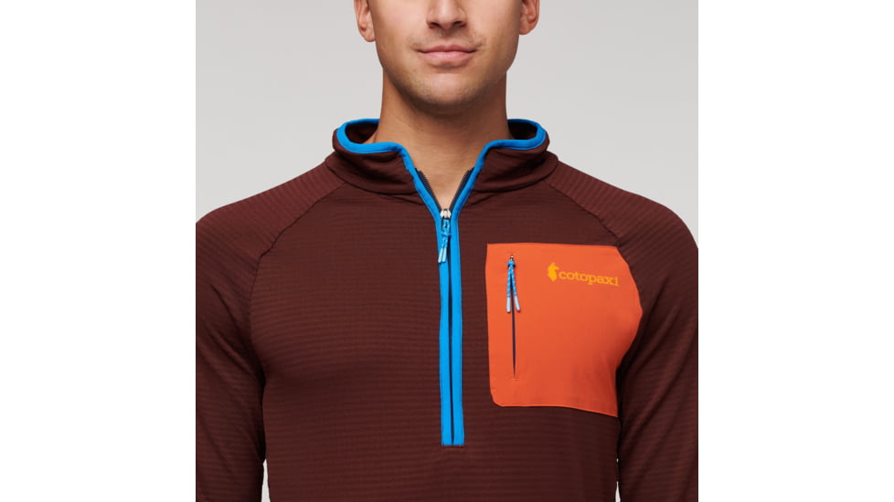 Cotopaxi Otero Fleece Half-Zip Pullover - Mens, Chestnut, 2XL, OTRHZ-F22-CHSNT-M-XXL