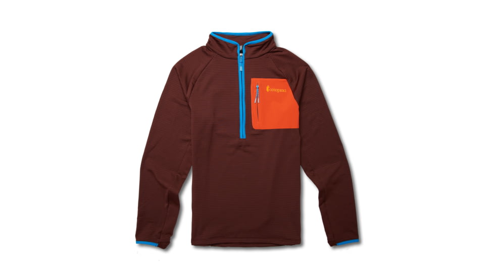 Cotopaxi Otero Fleece Half-Zip Pullover - Mens, Chestnut, 2XL, OTRHZ-F22-CHSNT-M-XXL