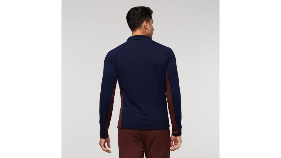 Cotopaxi Otero Fleece Half-Zip Pullover - Mens, Maritime/Chestnut, Small, OTRHZ-F22-MTCHS-M-S