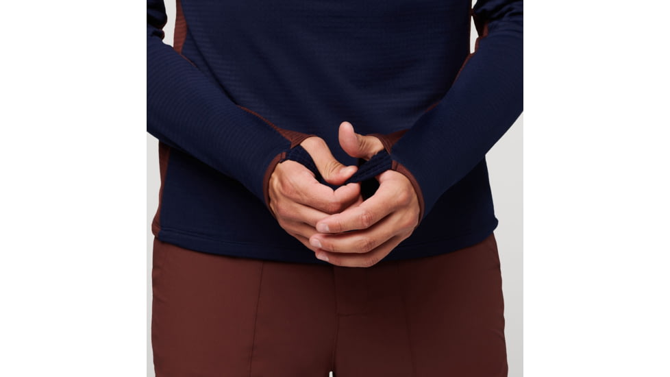 Cotopaxi Otero Fleece Half-Zip Pullover - Mens, Maritime/Chestnut, Small, OTRHZ-F22-MTCHS-M-S