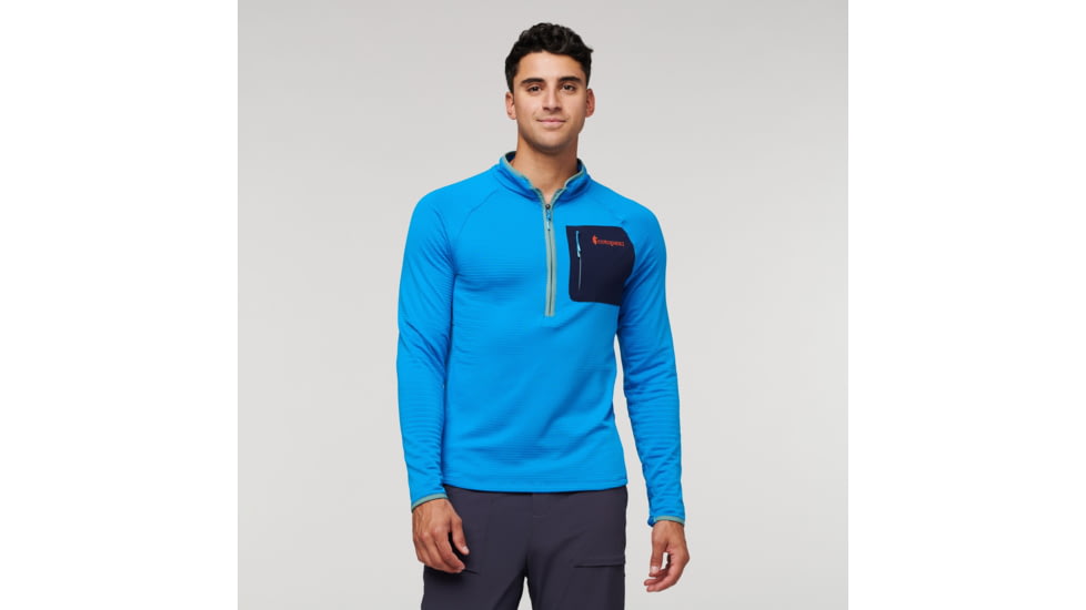 Cotopaxi Otero Fleece Half-Zip Pullover - Mens, Saltwater, 2XL, OTRHZ-F22-SLTWR-M-XXL