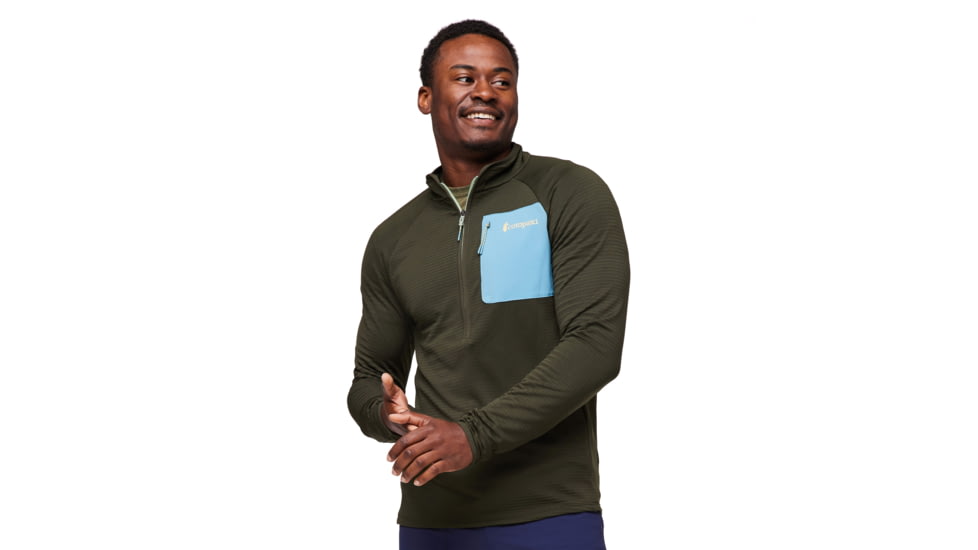 Cotopaxi Otero Fleece Half-Zip Pullover - Mens, Woods, Large, OTRHZ-F23-WOOD-M-L
