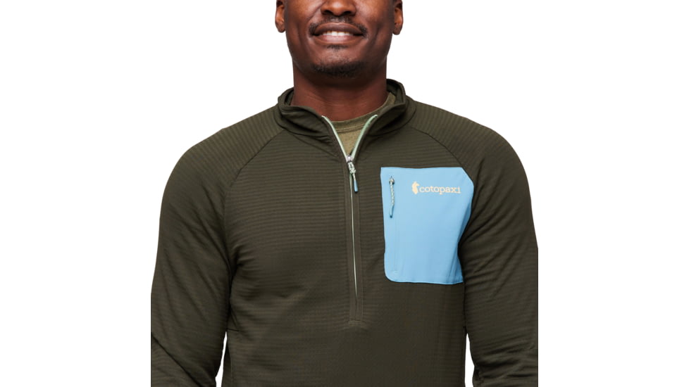 Cotopaxi Otero Fleece Half-Zip Pullover - Mens, Woods, Large, OTRHZ-F23-WOOD-M-L