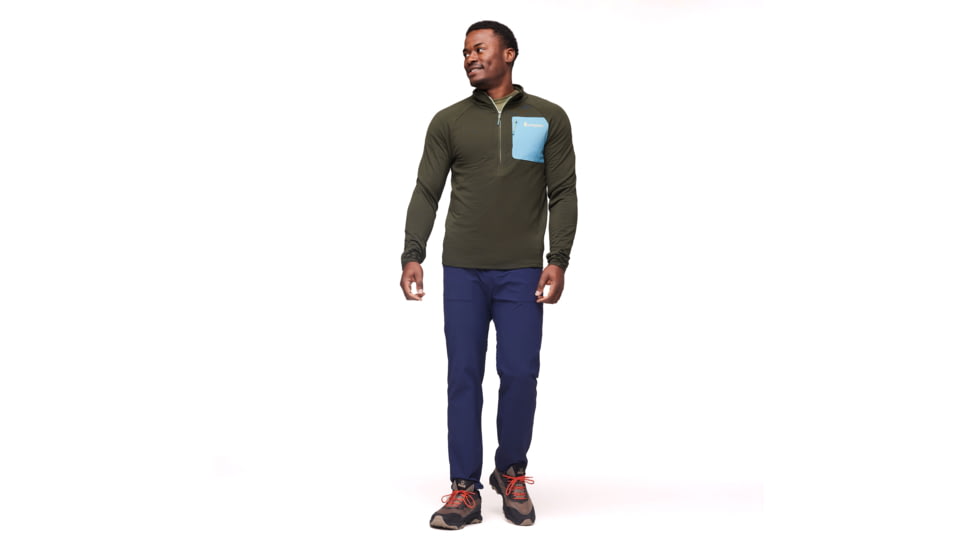 Cotopaxi Otero Fleece Half-Zip Pullover - Mens, Woods, Large, OTRHZ-F23-WOOD-M-L