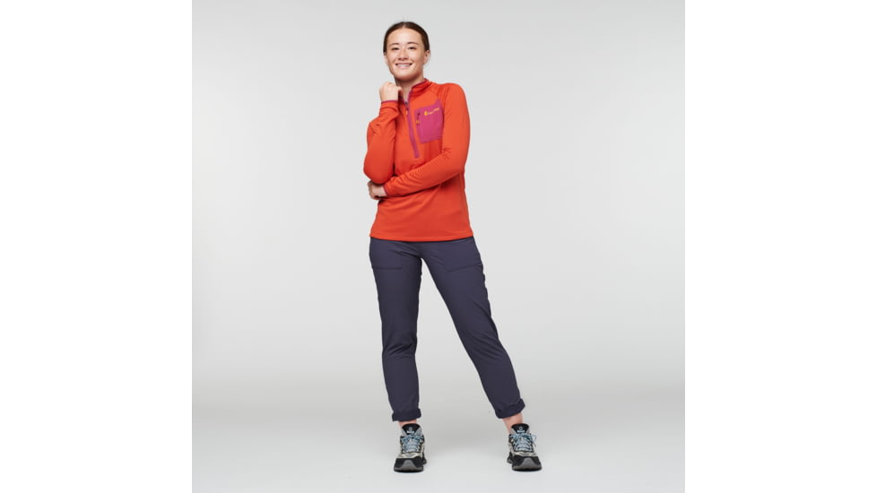 Cotopaxi Otero Fleece Half-Zip Pullover - Womens, Canyon, Extra Small, OTRHZ-F22-CANY-W-XS