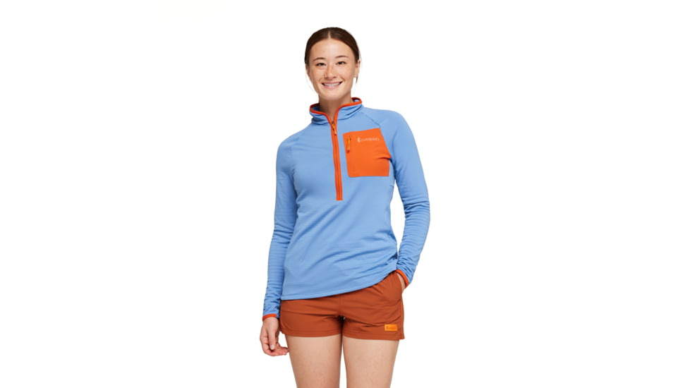Cotopaxi Otero Fleece Half-Zip Pullover - Womens, Lupine, Medium, OTRHZ-S23-LUPIN-W-M