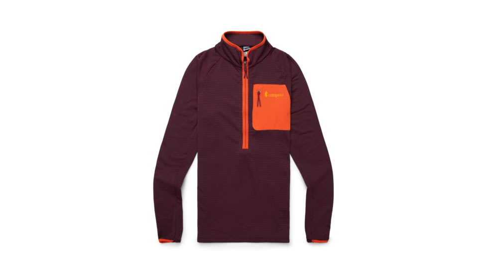 Cotopaxi Otero Fleece Half-Zip Pullover - Womens, Wine, Extra Large, OTRHZ-F23-WINE-W-XL