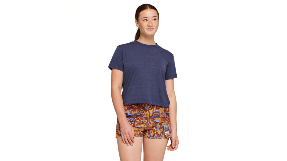 Cotopaxi Paseo Travel Crop T-Shirt - Womens, Maritime, Extra Small, PSCT-S23-MTM-W-XS